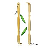 Back Scratcher, ARRITZ Wooden Back Scratcher with Long Handle for Men and Women, 16.5inch, 2pcs