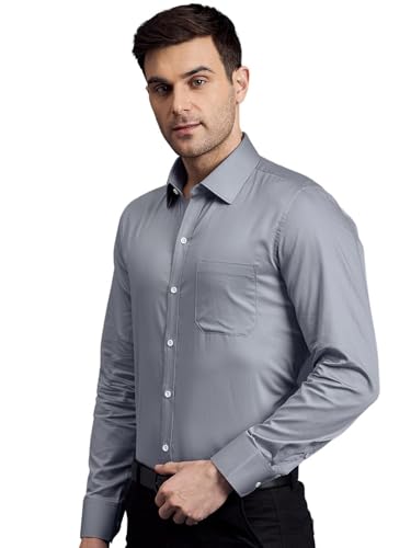 Image of LOUIS STITCH Men's Regular Fit Formal Shirts for Men (ST-S1-CF-900 (1))