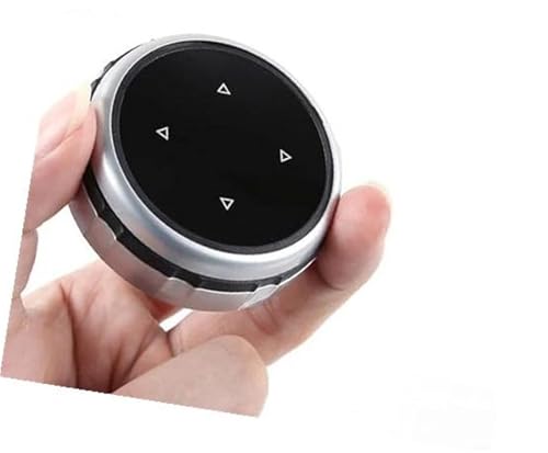 Tapa del botón multimedia del coche, BTFWM Piezas de pegatinas de botones automáticos, for 1 3 5 7 Series X1 X3 F25 X5 E70 X6 E71 F30 F10 F07 E90 F11 E92 F20 Control central del coche Botones multimed