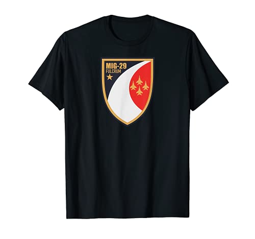 Mig-29 Fulcrum Patch T-Shirt, Black