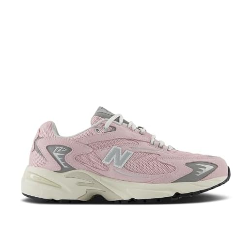 New Balance Tênis masculino 725 Mid Century Pink, rosa, 42