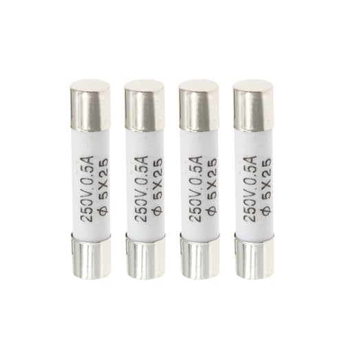 Fusibles électriques céramiques 5A anti surtension RO55 5x25mm action rapide