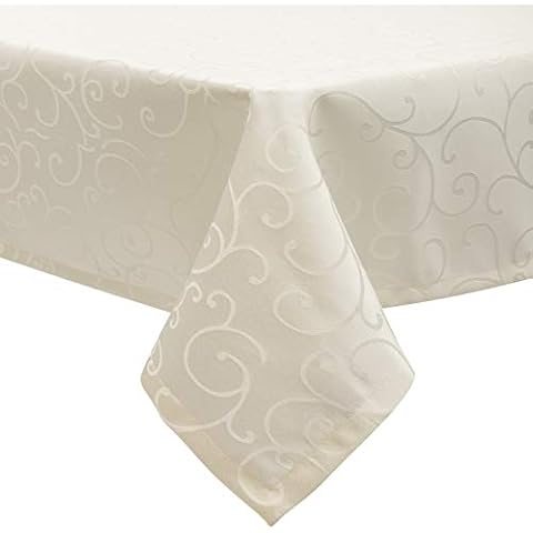 EUGAD Mantel para Mesa de Salón Cocina Cafeterías con Flor 130x220 cm Cover