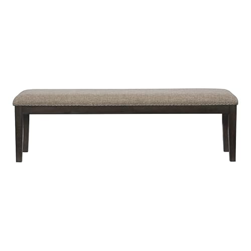 Lexicon Traditional Wood Dining Room Bench In Wire Brushed Brown #TOP3