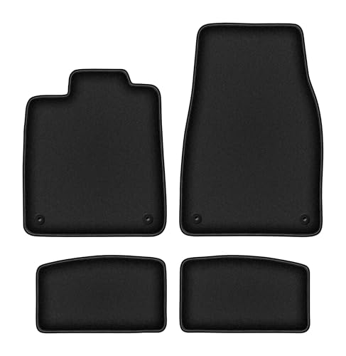 Tapis de sol Audi e-Tron GT en velours noir haut de gamme pour berline 2020