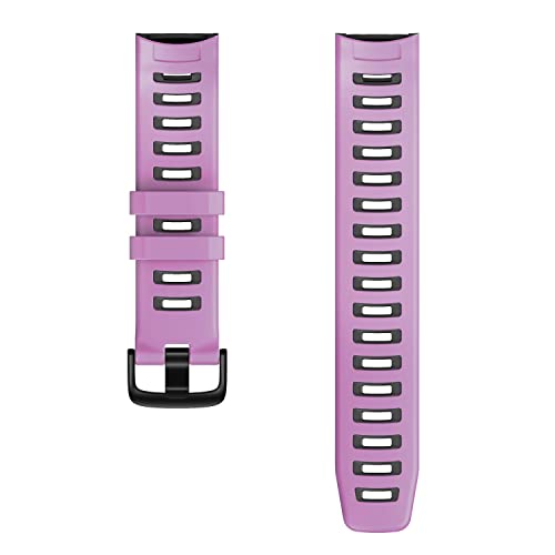 Bracelet caoutchouc Garmin Instinct 22mm double couleur pour le sport