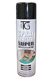 IMPERIAL STUDIOS True Grip 500ml Multi-Purpose Carpet Adhesive Spray - Strong Bond for Flooring, Vinyl, Wood, Foam, Upholstery, Underlay & Concrete - Quick Dry, Heavy Duty High Temperature Glue