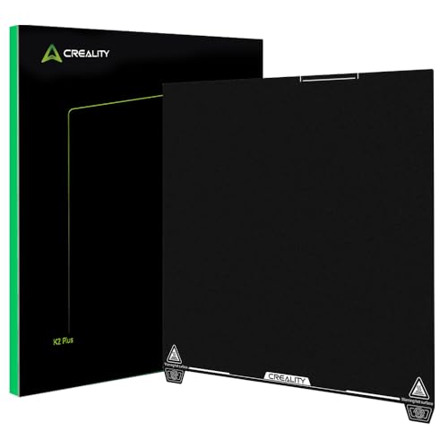 Creality K2 Plus Epoxy Resin Build Plate 370x370mm Texture Spring Steel Bed Plate Excellent Adhesion Heat-Resistant Wear Resistance Flexible Print Platform for K2 Plus