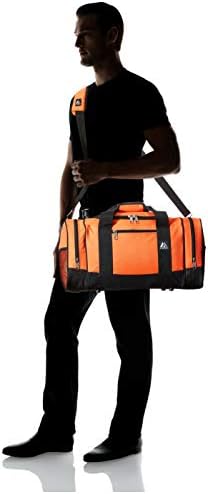 Everest Sporty Crossover Duffel Bag, Orange, One Size,020-OG/BK 5 Everest Sporty Crossover Duffel Bag, Orange, One Size,020-OG/BK