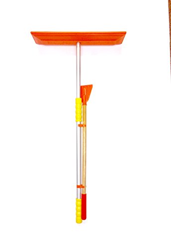 Shuttsco SNO Rake - 18' Rake/26'-47' Aluminum Telescoping Handle w/Ice Scraper (Made in USA!)