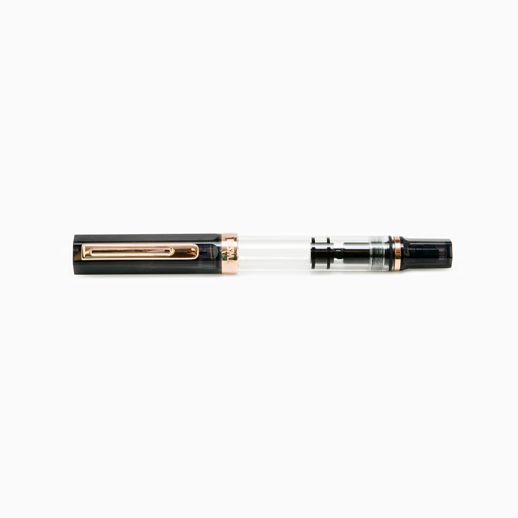 TWSBI Eco Smoke & Oro Rosa Füllfederhalter (extra fein)