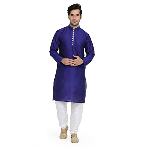 Image of Royal Kurta Men's Cotton Silk Kurta Pyjama Set
