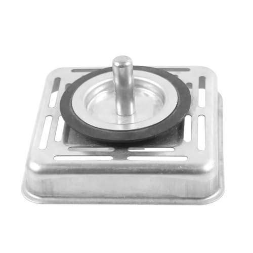 Filtro Tapón Cuadrado Acero Inoxidable Para Fregadero miniatura 3