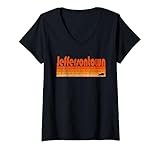 Photo Gallery donna jeffersontown, stile retrò anni 80 del kentucky maglietta con collo a v Photo Gallery donna jeffersontown, stile retrò anni 80 del kentucky maglietta con collo a v