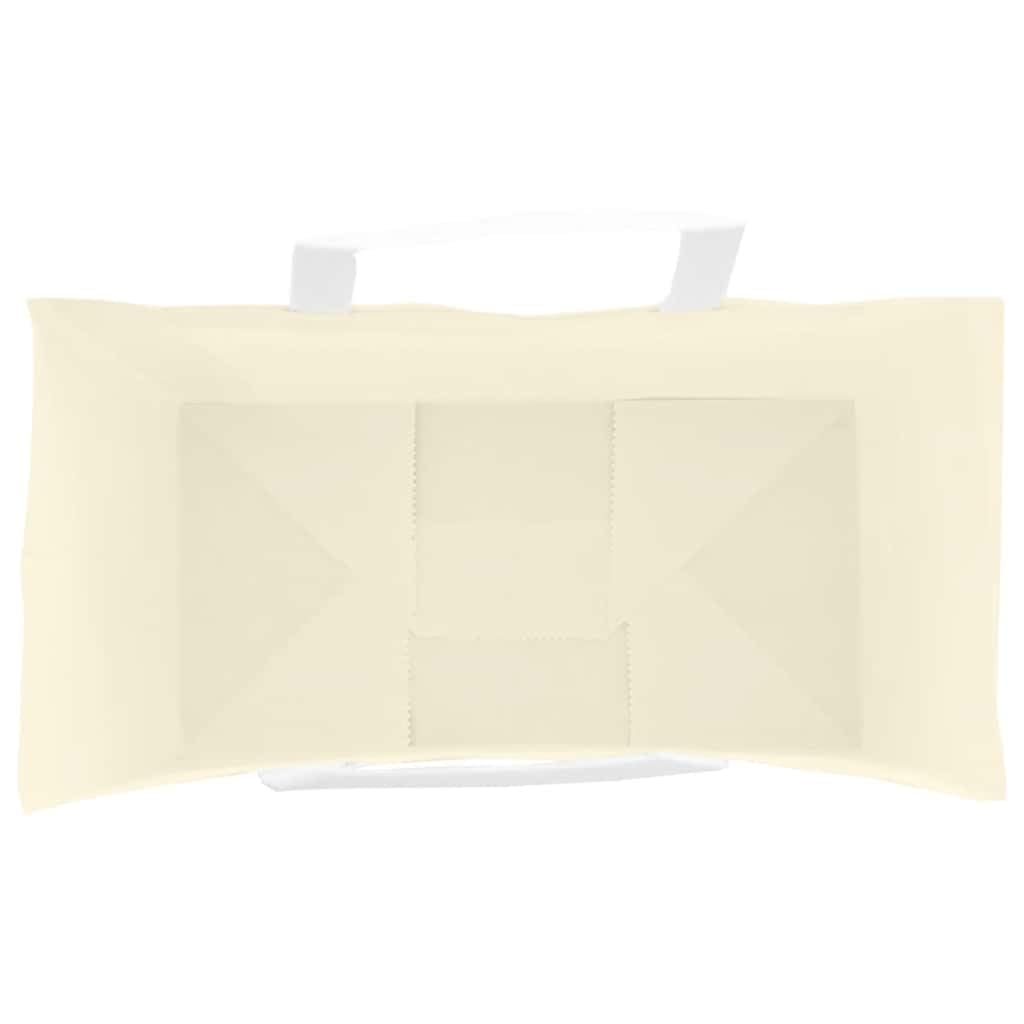 250 sztuk papierowych toreb na zakupy, żółte, 21 x 11 x 36 cm, z papierowymi uchwytami, przyjazne dla środowiska torby na zakupy na prezenty