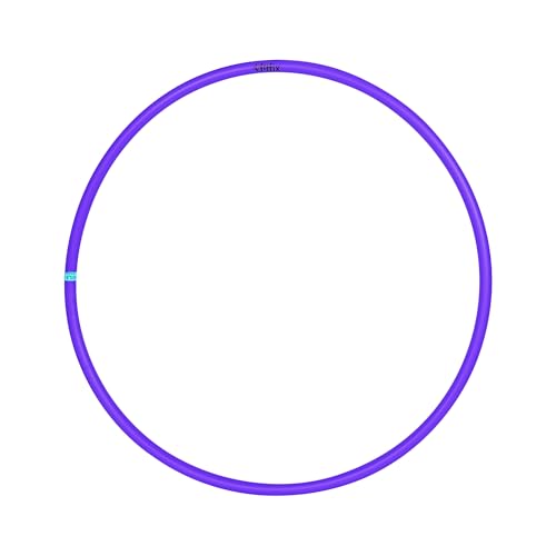 Image of Fitfix Welded Toy Hoop Exercise Ring for Fitness | Toy Hoop for Boys,Girls and Kids (Multi Color) (18 inch Diameter, Pack of 1 Pcs) Purple Colour Includes Carry Bag for Easy Portability