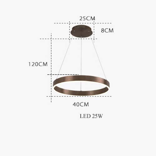 Lustre LED moderne table à manger avec contrôle variable et plafonnier salon chic - 6