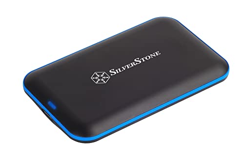 SilverStone Technology 5Gbits USB 3.0 Super Speed Enclosure for 2.5-Inch SATA SSD/HDD TS04B (Black)