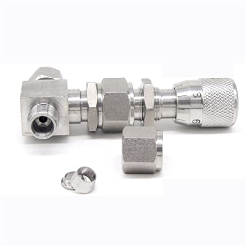 Vanne de régulation de débit 32MPA vanne à pointeau DW6 acier inoxydable micro vanne