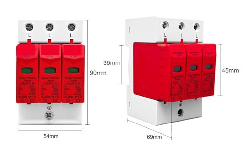 Parafoudre 3P 30kA-60kA à haute capacité de décharge alternative