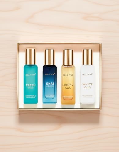 Image of Bella Vita Unisex Perfume Set of 4, 80ml (20ml Each)