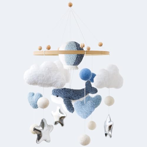 Mobile bébé montgolfière pour apaiser le sommeil des nouveau-nés au lit