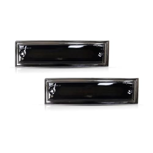 Clignotant avant LED lentille fumée ambre pour pick-up GMC 1981-1991