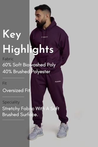 Image of FUAARK Signature Oversized Joggers for Men