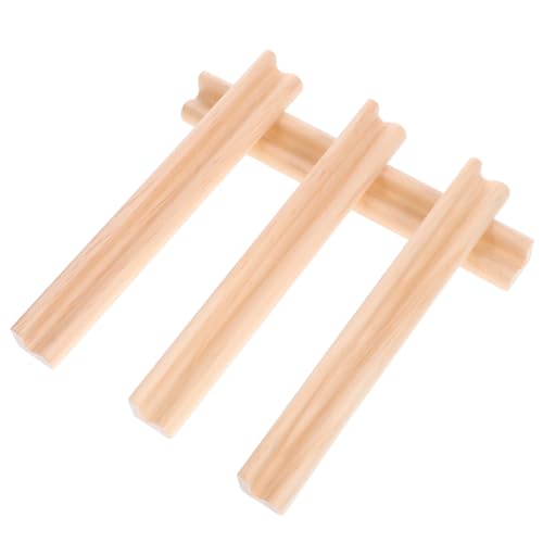 Bandejas de madera para dominó y cartas, set de 4 piezas