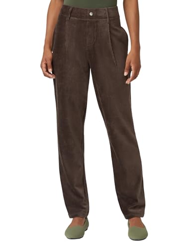 HUE Women's Corduroy Leggings, New Coffee Bean
