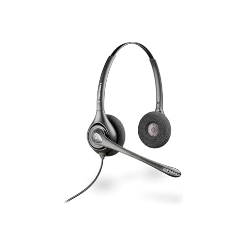 POLY Cuffie binaurali H261N Supraplus noir avec housse de protection TAA