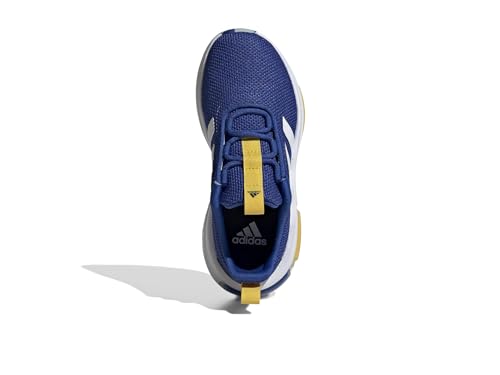 adidas Racer TR23 Sneaker, Team Royal Blue/White/Utility Yellow, 5.5 US Unisex Big Kid2
