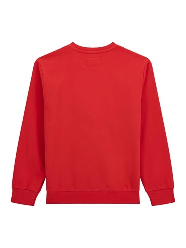 GUESS Boys' Eco Fleece Contrast Crew Neck Sweatshirt2
