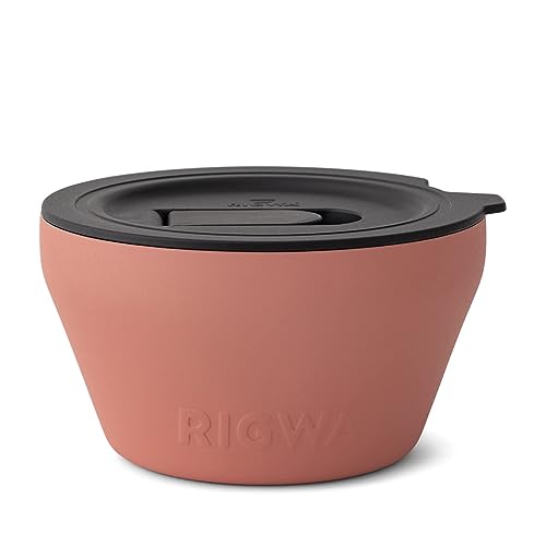 RIGWA 20oz Stainless Steel Insulated Food Container for Hot and Cold Use
