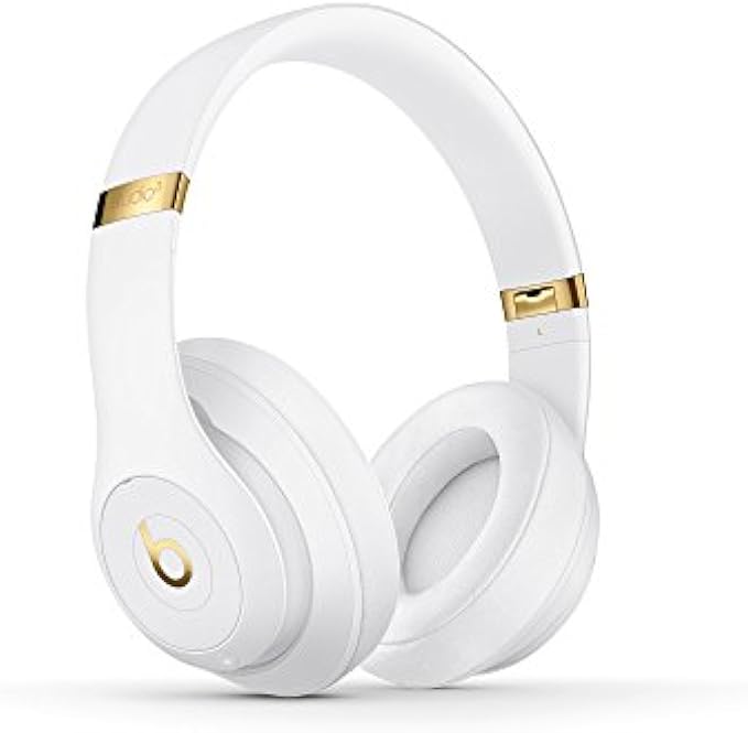 Beats by Dr. Dre Studio 3 Wireless Over-Ear Headphones with Built-in Mic - White (Renewed)