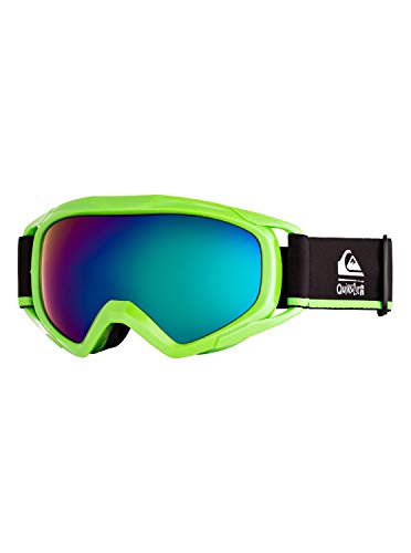 Quiksilver Eagle Boys Snow Goggles One Size Neon Green ~ Multilayer Green