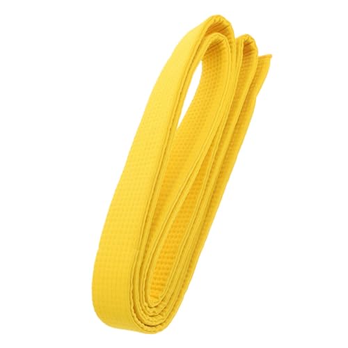 VICASKY Taekwondo Belt for Men and Women Martial Art Waist Wrap for Training and Practicing Uniform Belt Yellow
