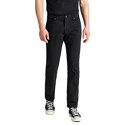 Lee Men's Straight Fit Xm Jeans, Black, 34W / 32L