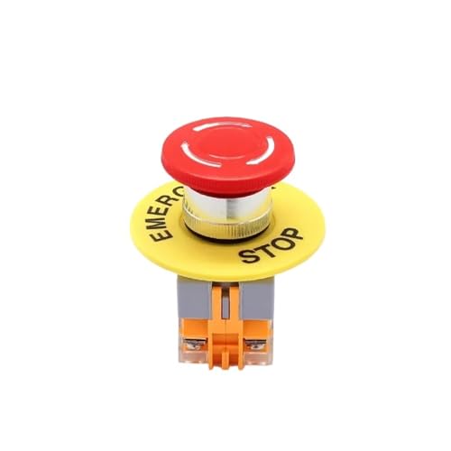 Bouton arrêt d'urgence à verrouillage automatique LAY38 DPST 10A