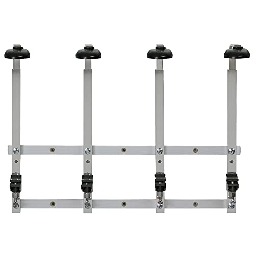 Bottle Master W 5-Wall Mount Holder for 5 Bottles-0.7-1.0 Litres-W-H-53.0 x 32 cm, aluminium