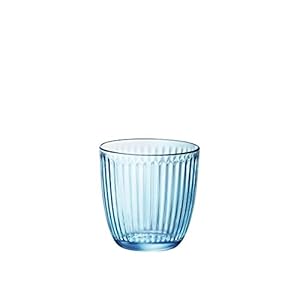 Bormioli Rocco Line Water Glass Set of 12 975 oz Lively Blue