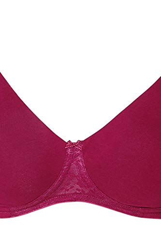 Image of Van Heusen Women's Everyday Cotton Bra|Medium Coverage|Non Padded|Non Wired|Seamless Moulded Cups|Anti Bacterial Tech| Keeps you Fresh|Sweat Absorbent|No Slip Soft Straps|Detachable Straps|Style 11001