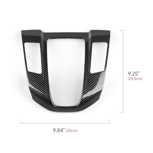 Image of Gas Gear Shift Panel Decals for Honda CRV 2017 2018 2019 2020 2021 2022 Accessories CR-V ABS Carbon Fiber Interior Stickers