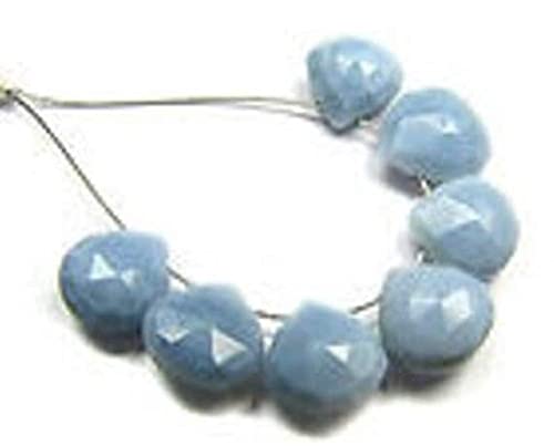 Perles opale bleue LKBEADS en forme de coeur et poire 8-9mm pour la création de bijoux uniques