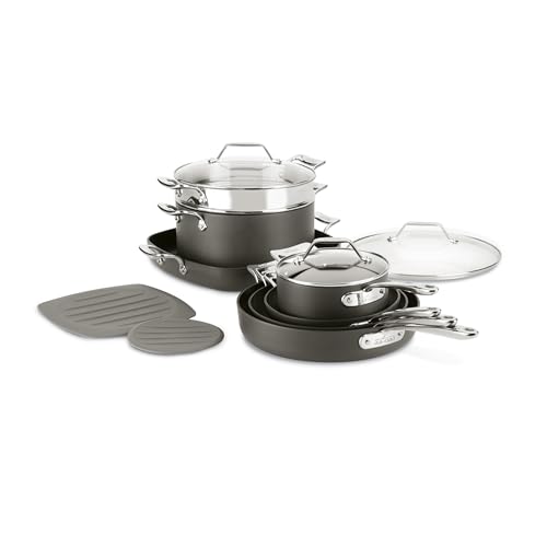 Comparison: Best Oneida Non Stick Cookware 5 All-Clad Hard Anodized Nonstick Cookware Set, 12 piece Set