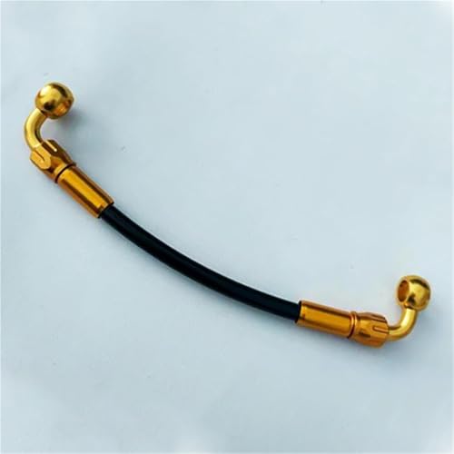 Tubo freno trenzado acero inoxidable AN3 manguera embrague moto de 130cm con banjo M10