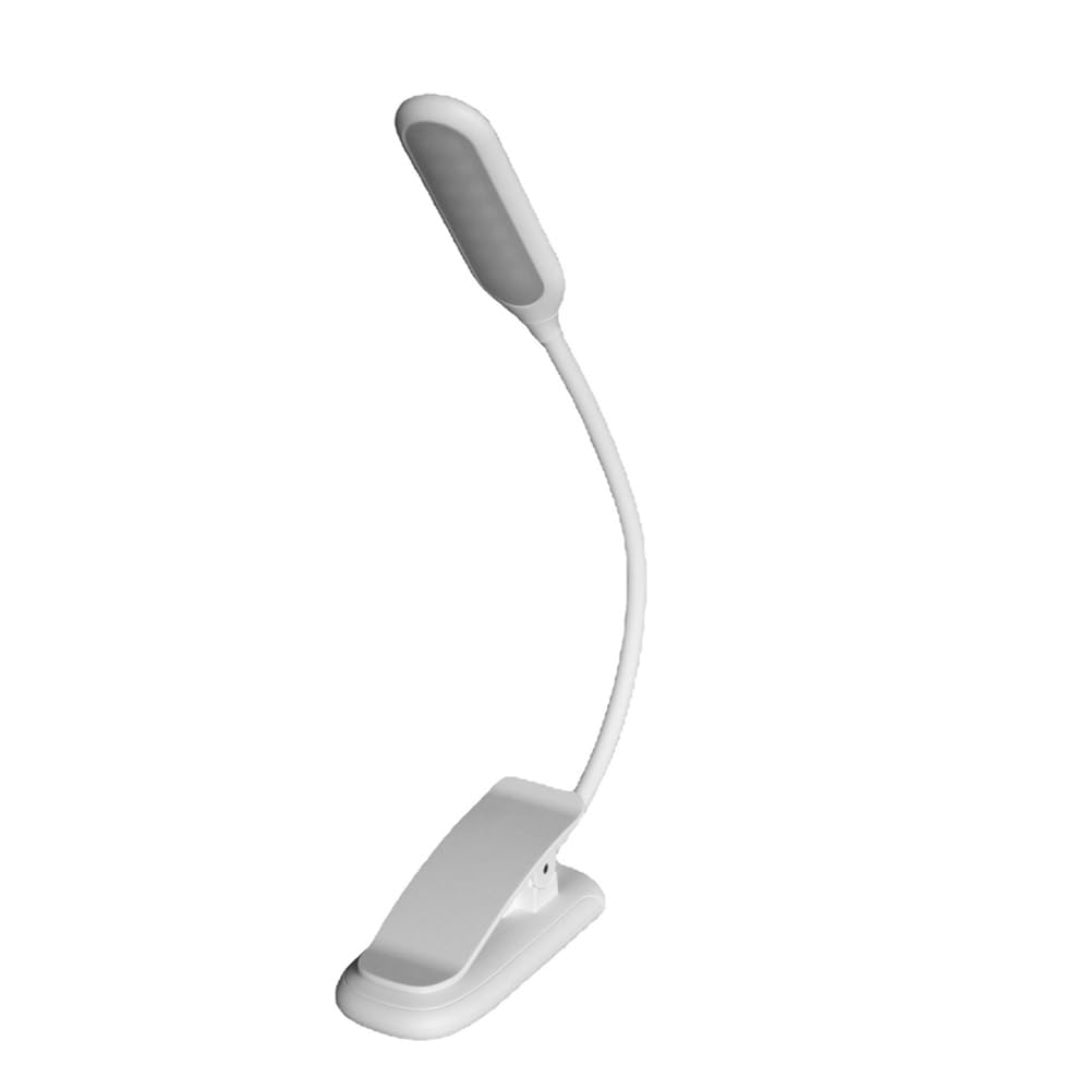 Jemora Luz de partitura Musical Lámpara de Escritorio LED con Abrazadera Luz de Atril Profesional Temperatura de Doble Color 3 Fuentes de luz Protección para los Ojos Batería Recargable USB de Gran