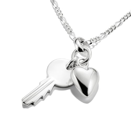 Colgante de llave con corazón Thomas Sabo en plata 925 reciclada premium 2