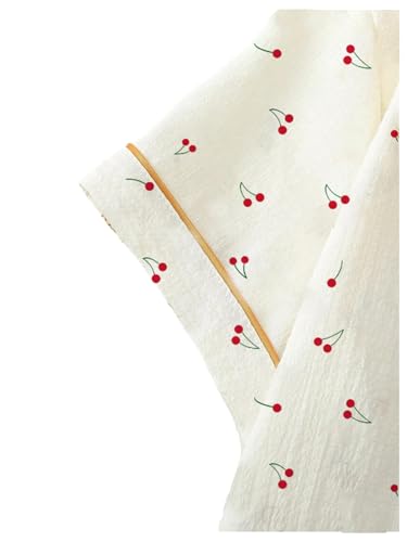 Image of Remidoo Women's Silk Satin Pajama Set Striped Button Up Pjs Short Sleeve Loungewear