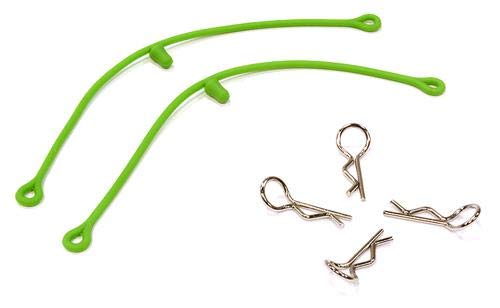 Integy RC Secured Body Clip (4) with 85mm Connecting Link for 1/10 Scale